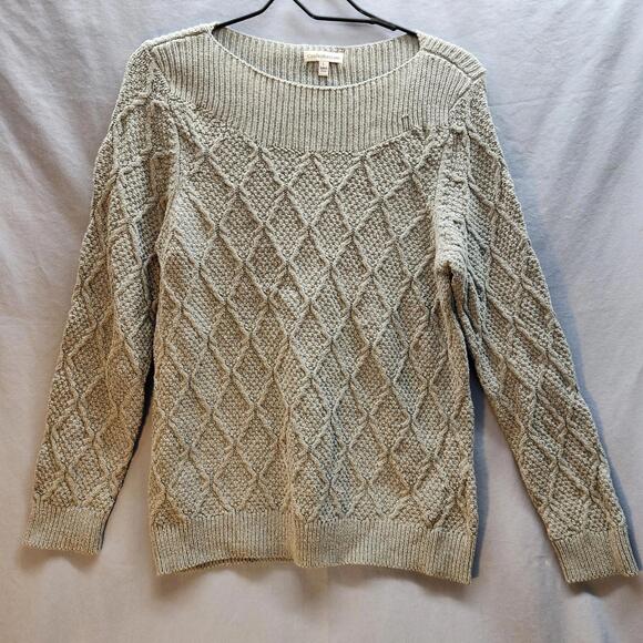 croft & barrow Sweaters - Croft And Barrow Womens Sweater Gray Size Large